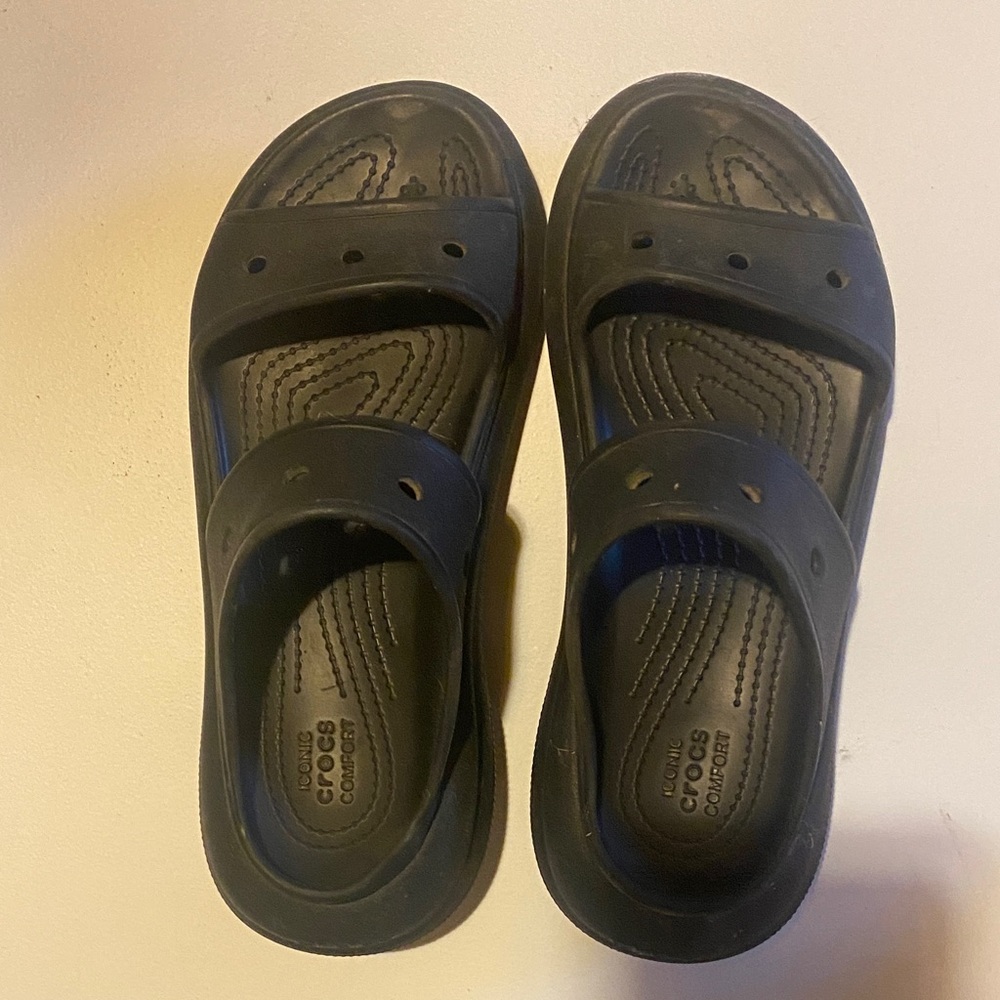 CROCS Black Slide Sandals